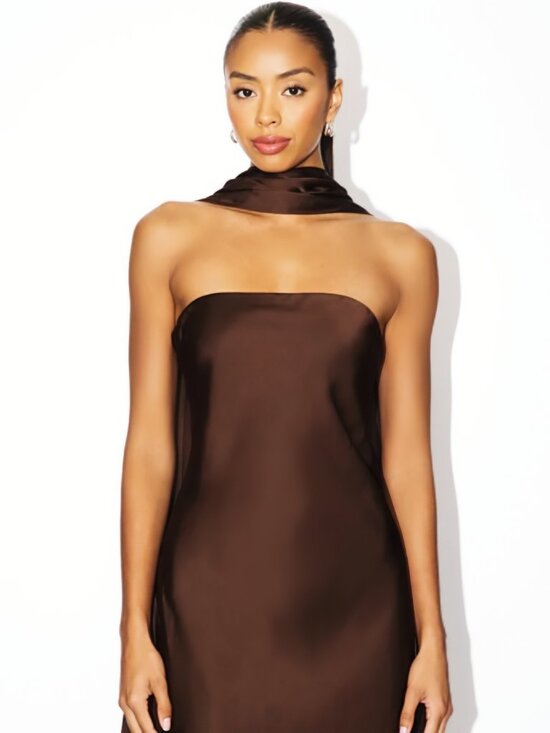 House of Harlow 1960 Dresses & Skirts - NWT House of Harlow 1960 x REVOLVE Mel Midi Dress Chocolate Brown Size Medium